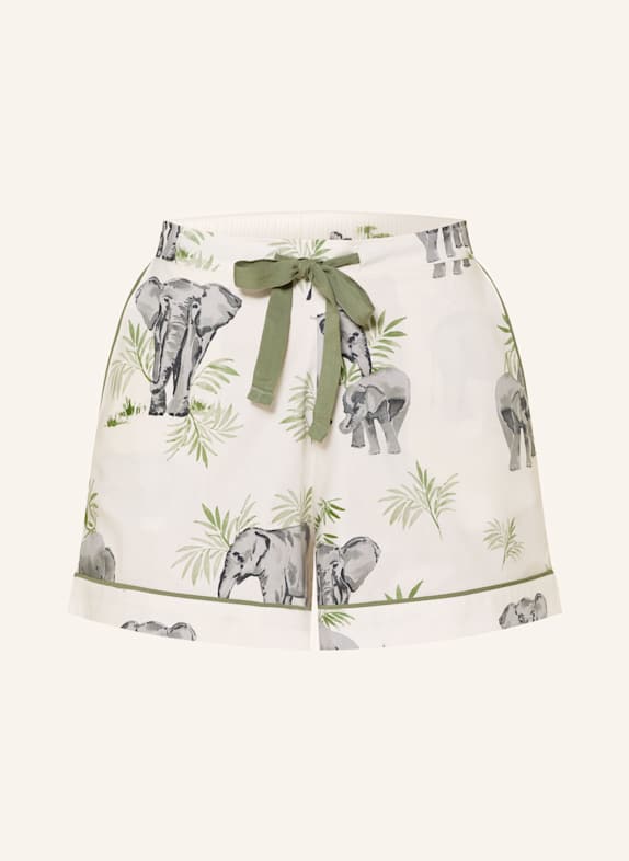cyberjammies Schlafshorts ELOISE CREME/ HELLGRÜN/ GRAU