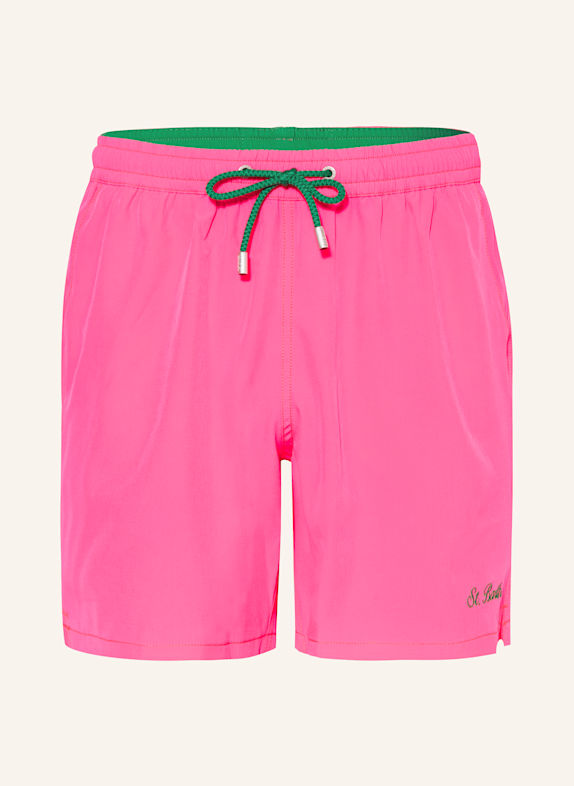 MC2 SAINT BARTH Kąpielówki bokserki JASKRAWY MOCNORÓŻOWY