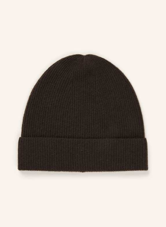 darling harbour Cashmere-Mütze DUNKELBRAUN