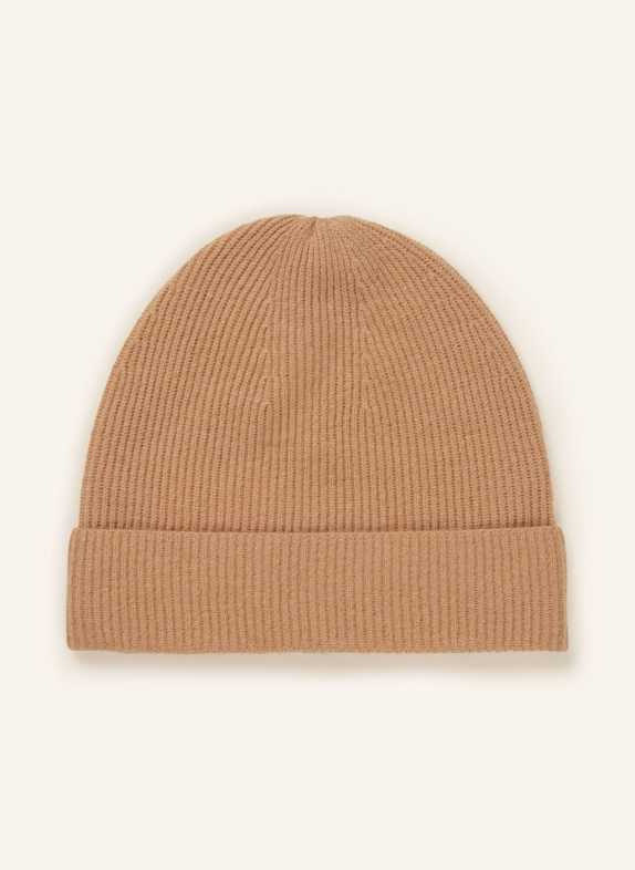 darling harbour Cashmere-Mütze CAMEL