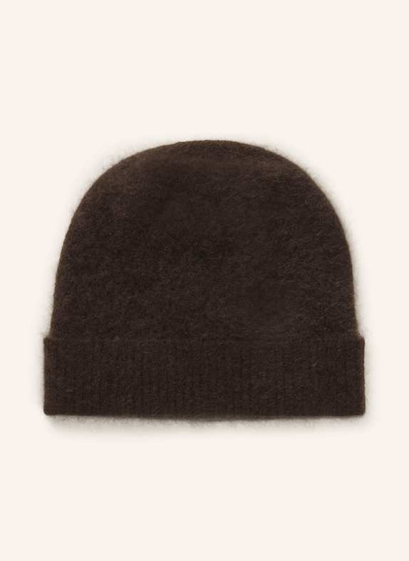 darling harbour Cashmere-Mütze DUNKELBRAUN
