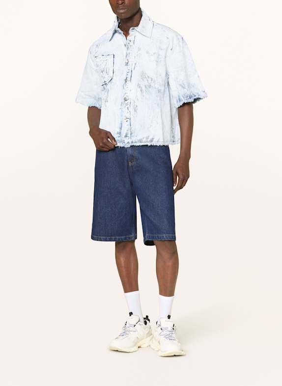ATELIER D’ROUPA Jeans overshirt SURVIVOR WIT / BLAUWGRIJS