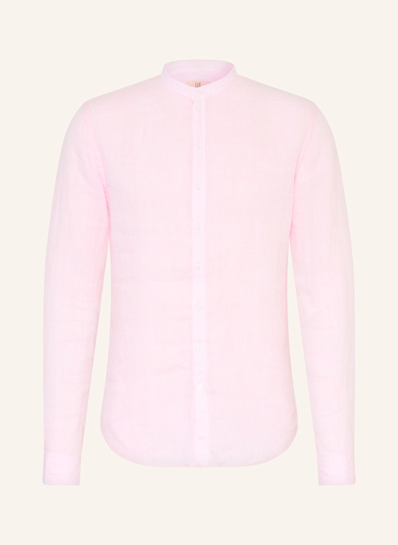 Q1 Manufaktur Linen shirt comfort fit PINK