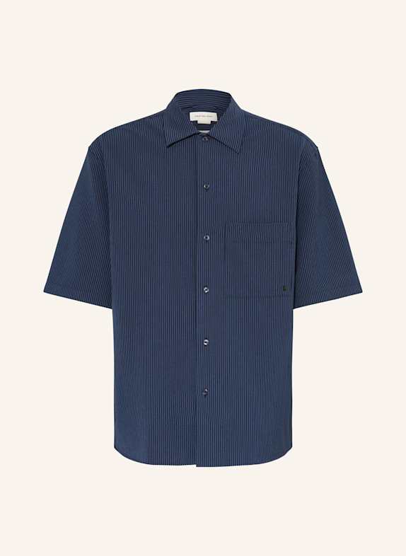 Calvin Klein Jeans Kurzarm-Hemd Relaxed Fit DUNKELBLAU