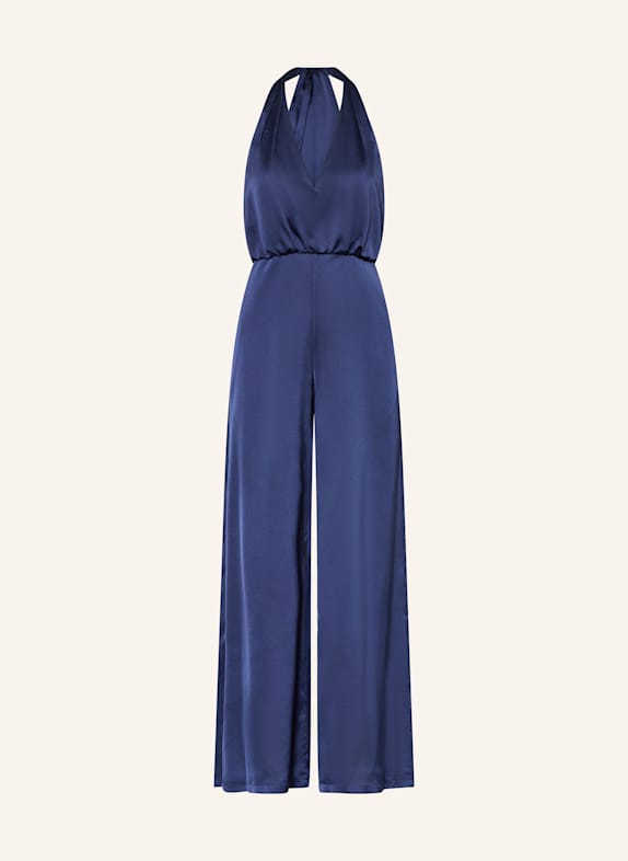 Hey Kyla Satin jumpsuit DARK BLUE