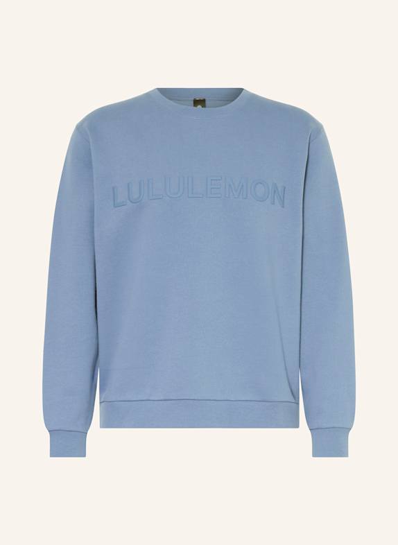 lululemon Bluza nierozpinana STEADY STATE CREW GRAPHIC JASNONIEBIESKI