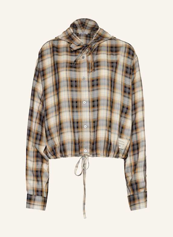 Acne Studios Bluzka JASNOBRĄZOWY/ BRĄZOWY/ SZARY