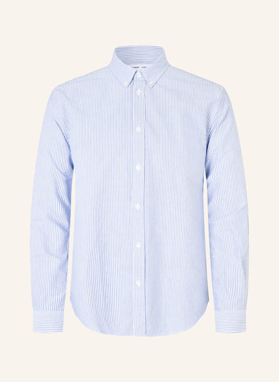 SAMSØE  SAMSØE Oxfordhemd SALIAM BX Regular Fit WEISS/ BLAU