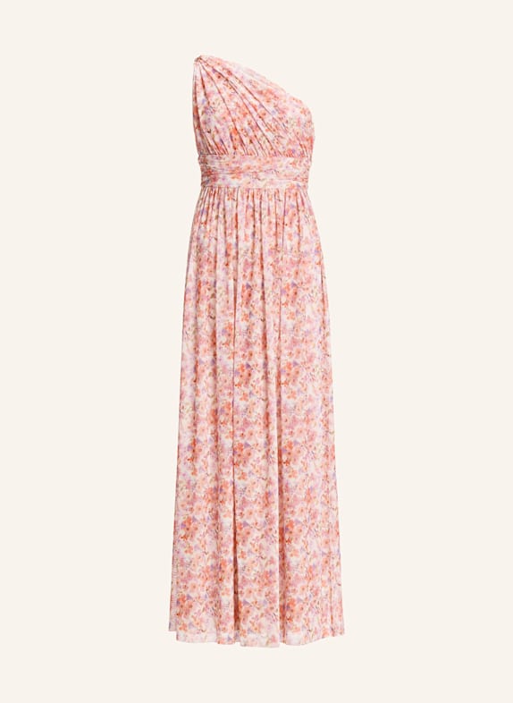 SWING Abendkleid aus Mesh LACHS/ LILA/ CREME