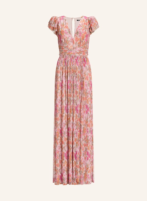 SWING Abendkleid mit Glitzergarn ROSA/ PINK/ ORANGE