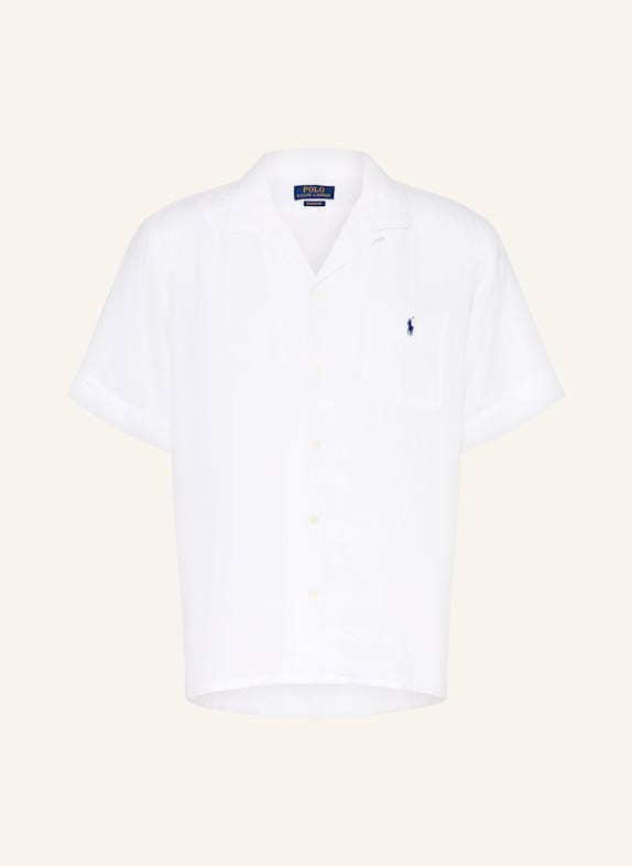 POLO RALPH LAUREN Resorthemd Classic Fit aus Leinen WEISS