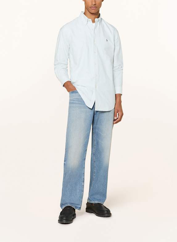 POLO RALPH LAUREN Hemd Custom Fit MINT / WEISS