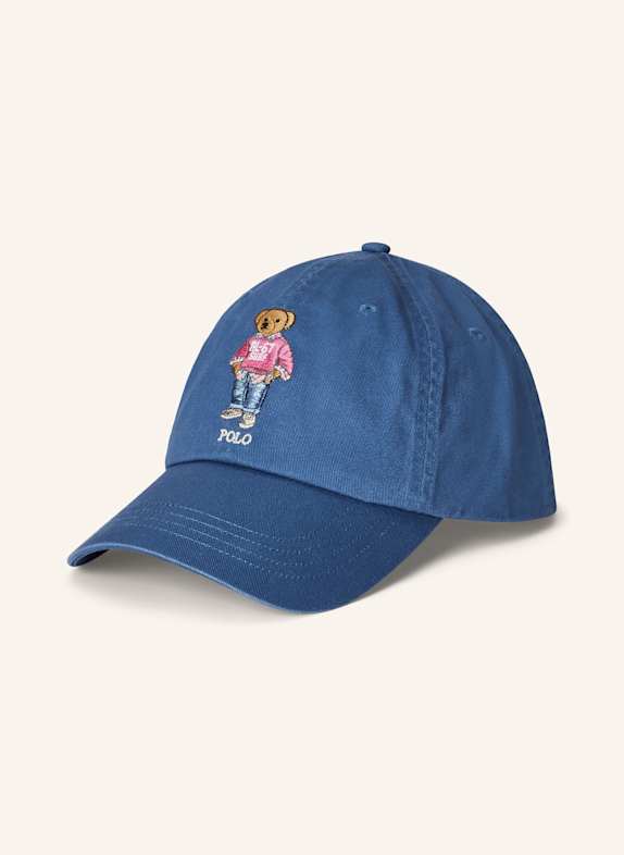 POLO RALPH LAUREN Czapka z daszkiem NIEBIESKI/ BRĄZOWY/ RÓŻOWY