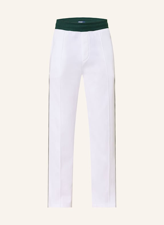 POLO RALPH LAUREN Sweatpants with tuxedo stripes WHITE
