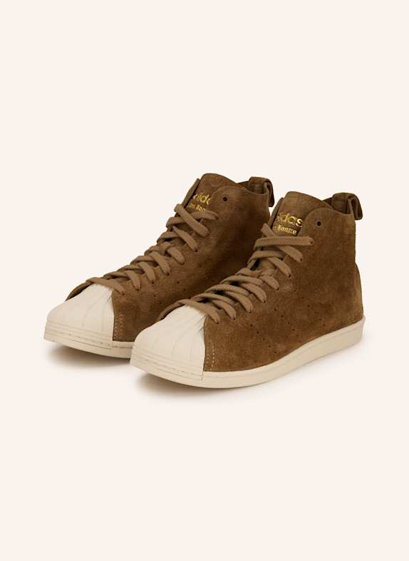 adidas Originals Wysokie sneakersy WB SUPERSTAR BRĄZOWY