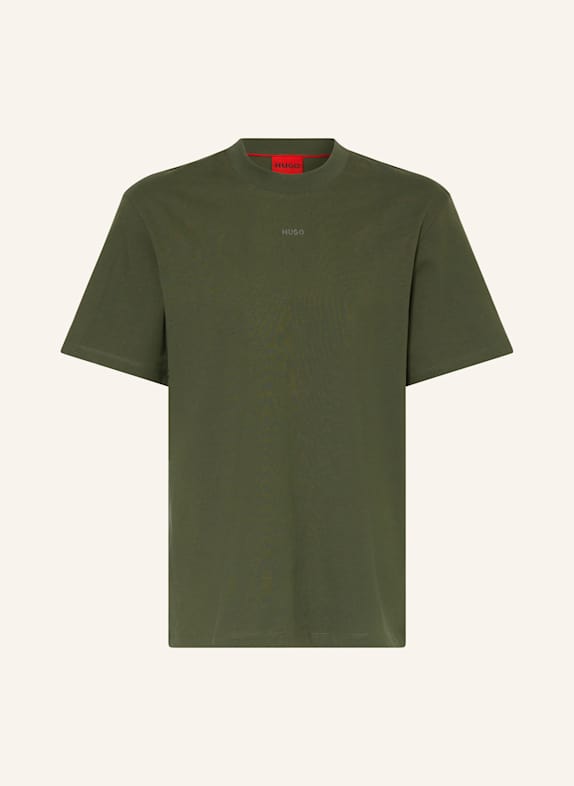 HUGO T-Shirt DAPOLINO DUNKELGRÜN