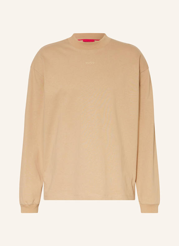 HUGO Longsleeve DAPOSO HELLBRAUN