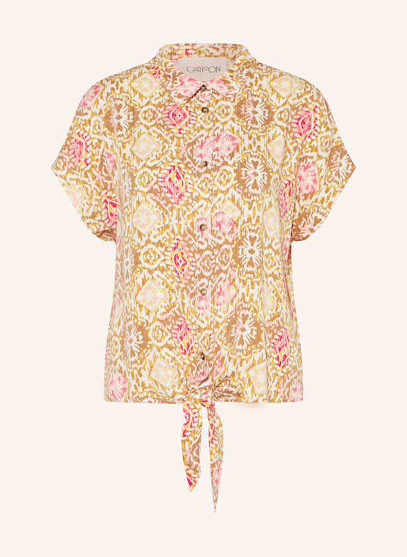 CARTOON Shirt blouse BEIGE/ PINK/ DARK YELLOW