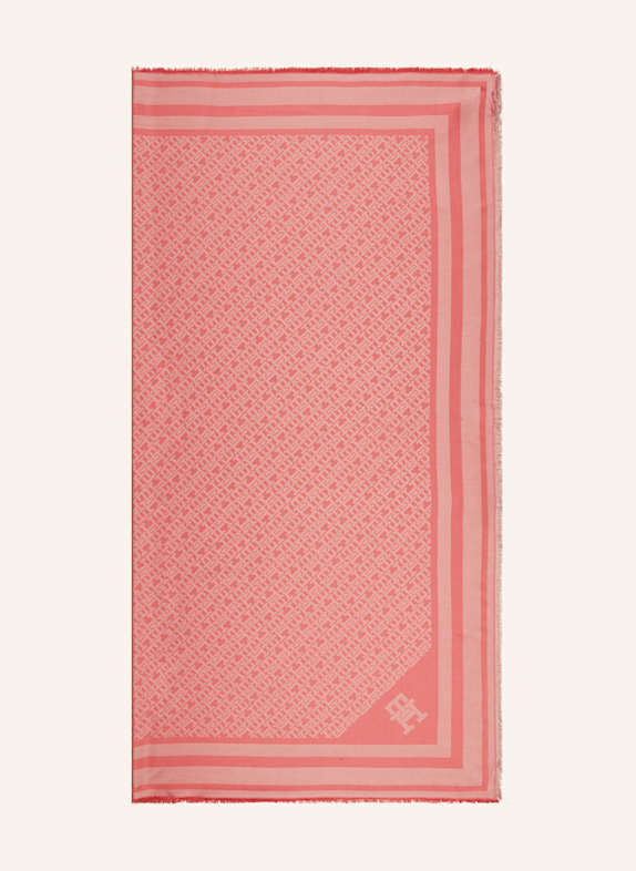 TOMMY HILFIGER Scarf LIGHT RED/ RED