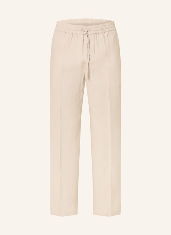 ARMEDANGELS Jogger style trousers LUKAA with linen BEIGE