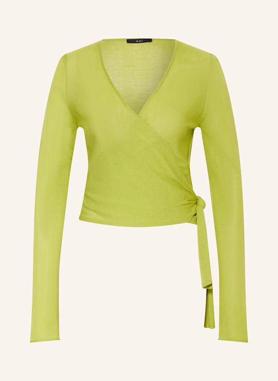 oui Strickjacke HELLGRÜN
