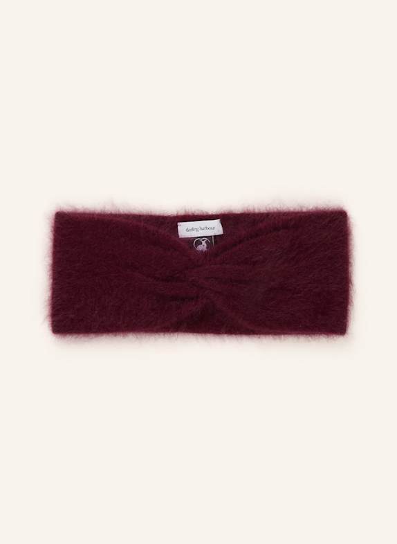 darling harbour Stirnband aus Cashmere BORDEAUX