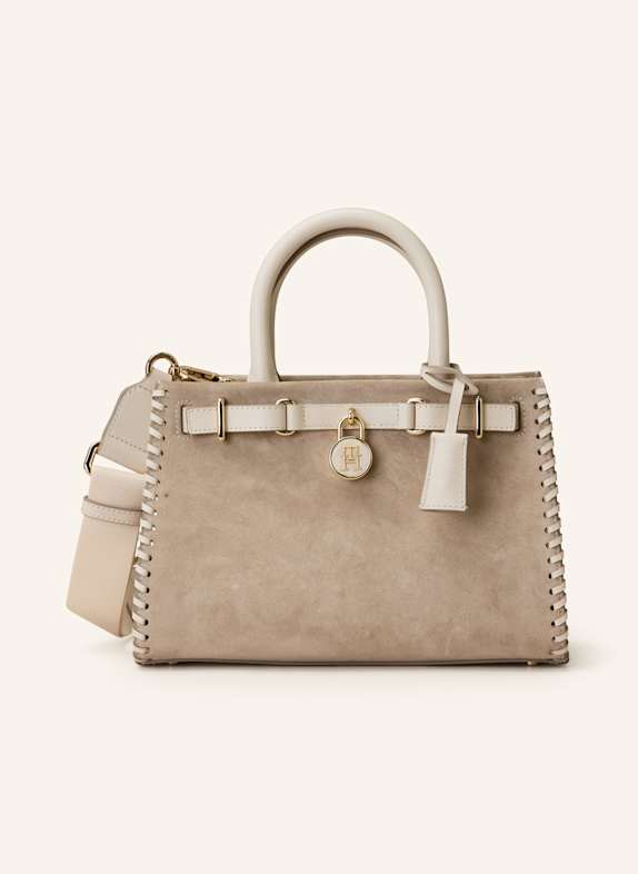 TOMMY HILFIGER Umhängetasche BEIGE/ CREME