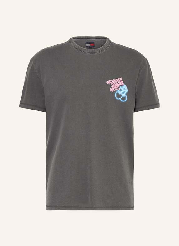 TOMMY JEANS T-Shirt DUNKELGRAU