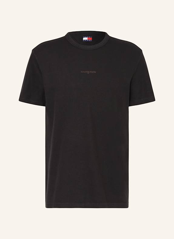 TOMMY JEANS Strickshirt SCHWARZ