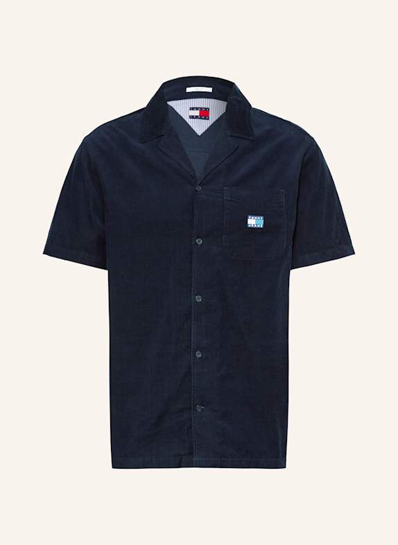 TOMMY JEANS Cordhemd Comfort Fit DUNKELBLAU