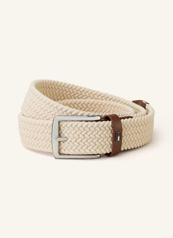 TOMMY HILFIGER Braided belt DENTON ECRU