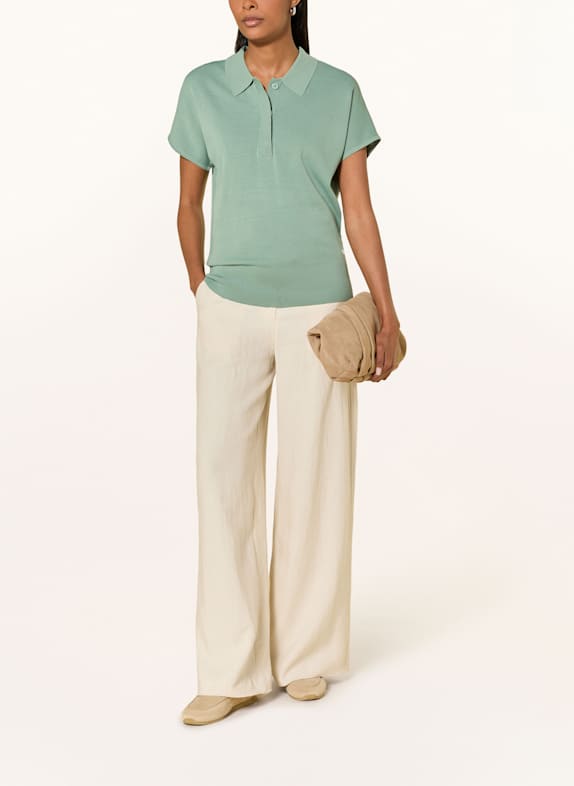 FYNCH-HATTON Piqué poloshirt LICHTGROEN