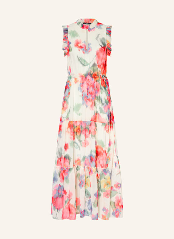 oui Kleid ECRU/ ROT/ GRÜN