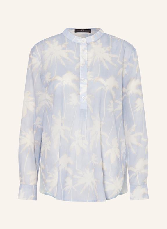 oui Bluse HELLBLAU/ CREME/ BEIGE