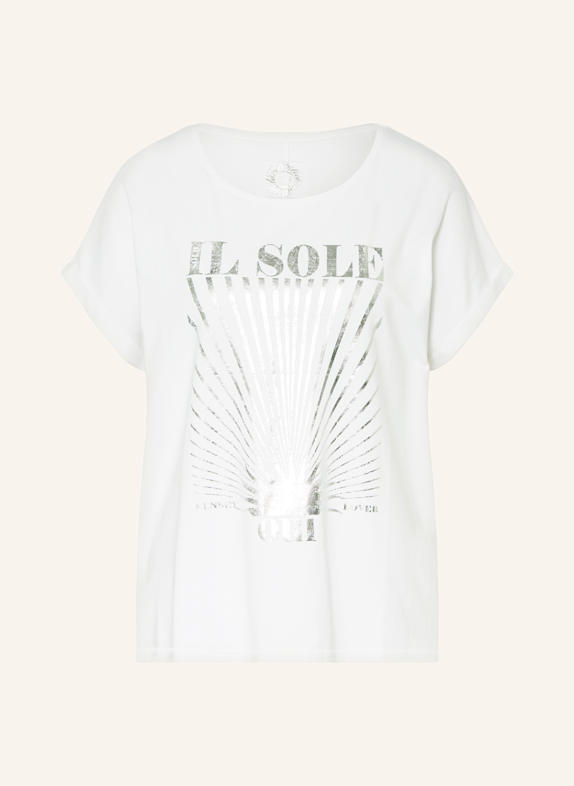oui T-Shirt WEISS/ SILBER