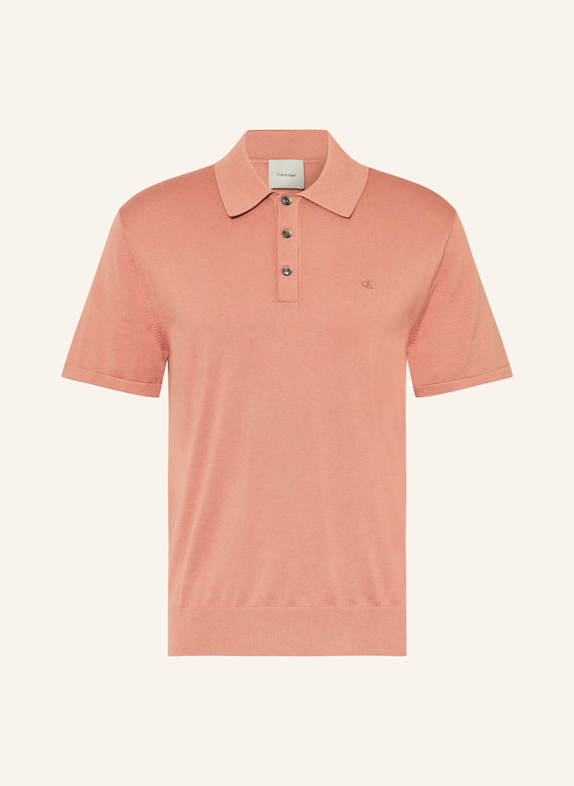 Calvin Klein Knitted polo shirt ROSE