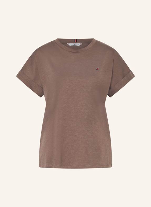 TOMMY HILFIGER T-Shirt BRAUN