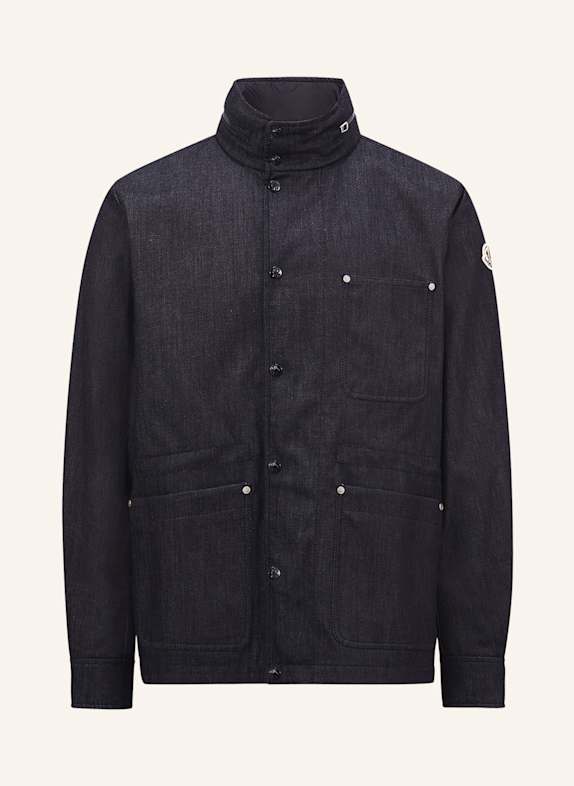 MONCLER Fieldjacket CHESERY in Jeansoptik DUNKELBLAU