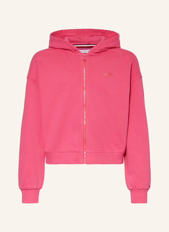 TOMMY HILFIGER Sweatjacke PINK