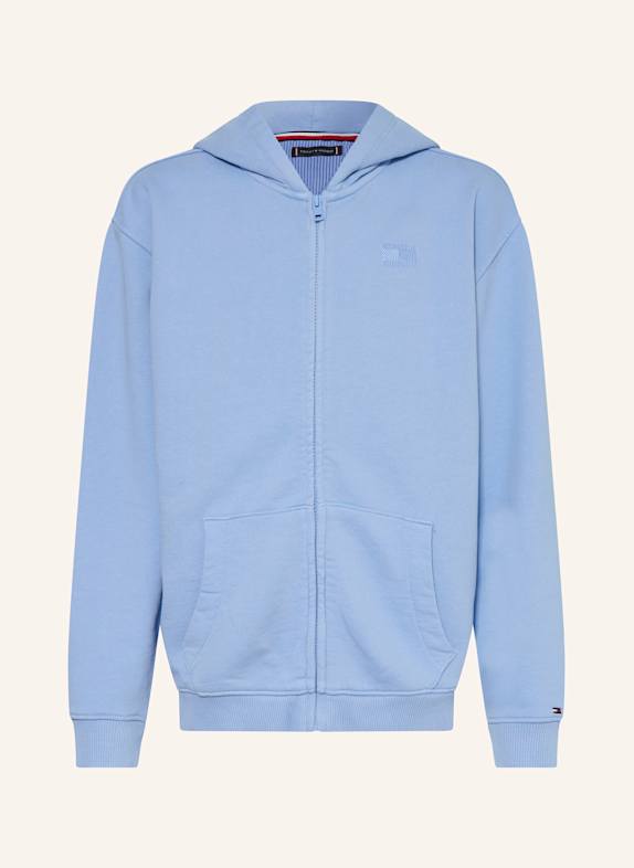 TOMMY HILFIGER Sweatjacke HELLBLAU