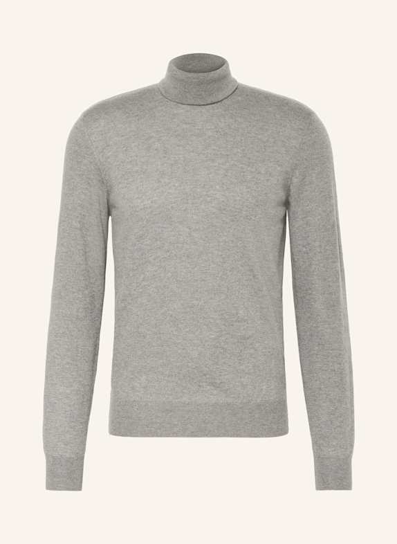 RALPH LAUREN PURPLE LABEL Rollkragenpullover aus Cashmere GRAU