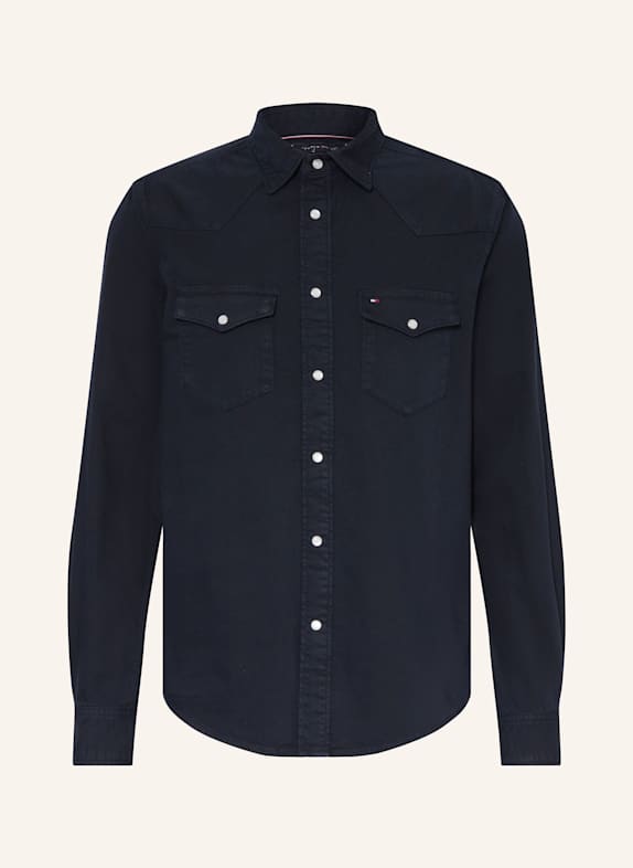 TOMMY HILFIGER Jeans-Overshirt DUNKELBLAU