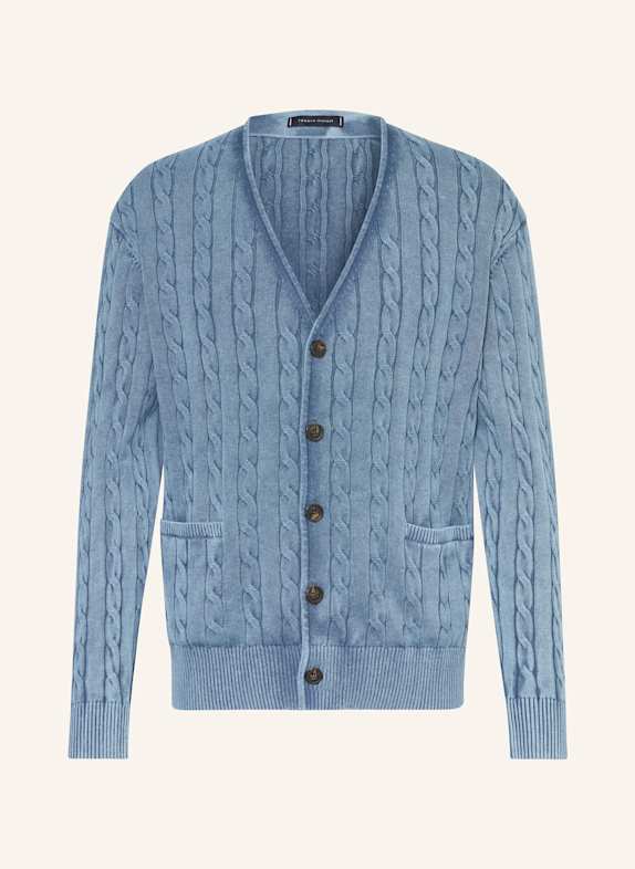 TOMMY HILFIGER Strickjacke BLAU