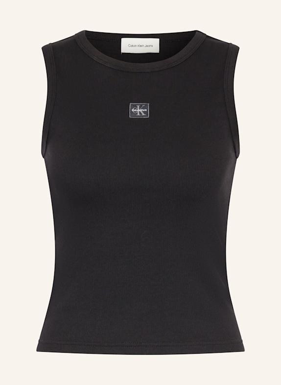 Calvin Klein Jeans Top SCHWARZ