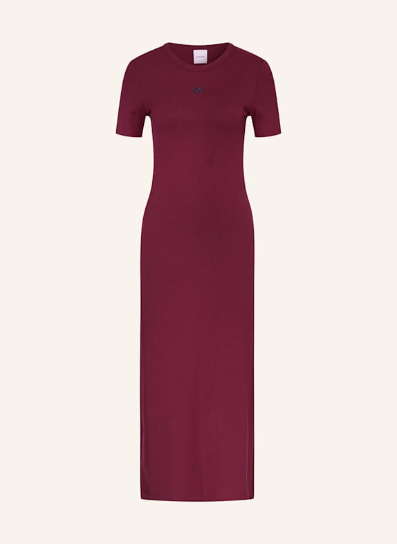 Calvin Klein Jeans Jerseykleid DUNKELROT