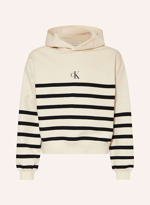 Calvin Klein Hoodie ECRU/ SCHWARZ