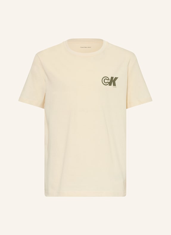 Calvin Klein T-Shirt ECRU/ KHAKI