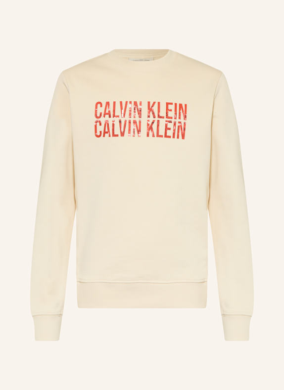 Calvin Klein Sweatshirt ECRU/ ROT