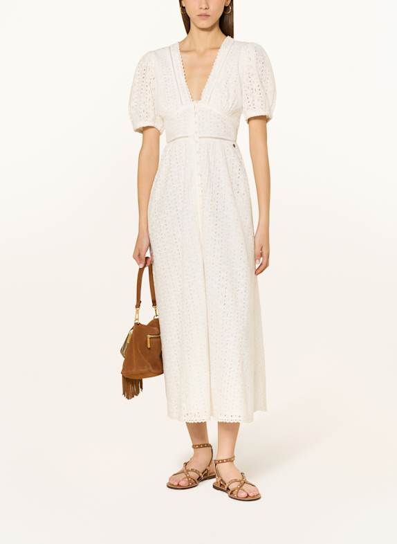 Pepe Jeans Kleid OPRAH aus Lochspitze WEISS