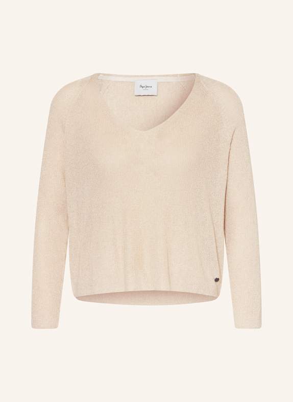 Pepe Jeans Pullover COCO mit Glitzergarn GOLD